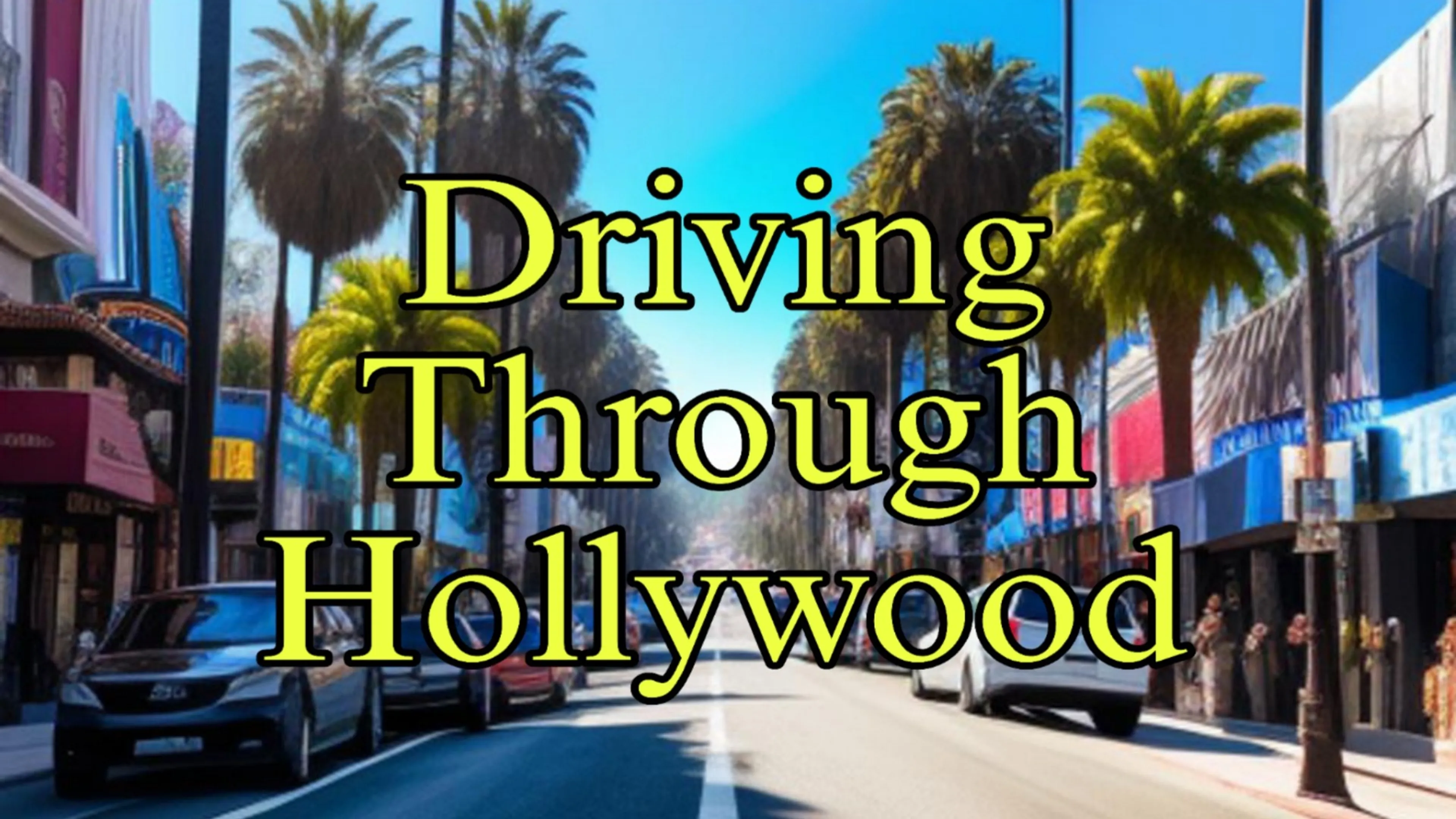 Driving Through Hollywood poster
